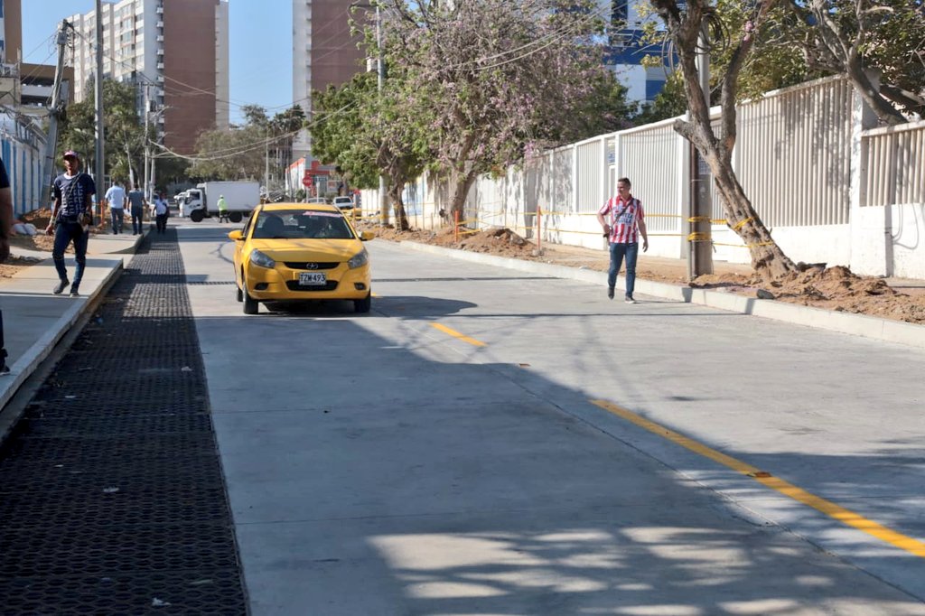 La calle 75B fue abierta para mejorar la movilidad en la zona.