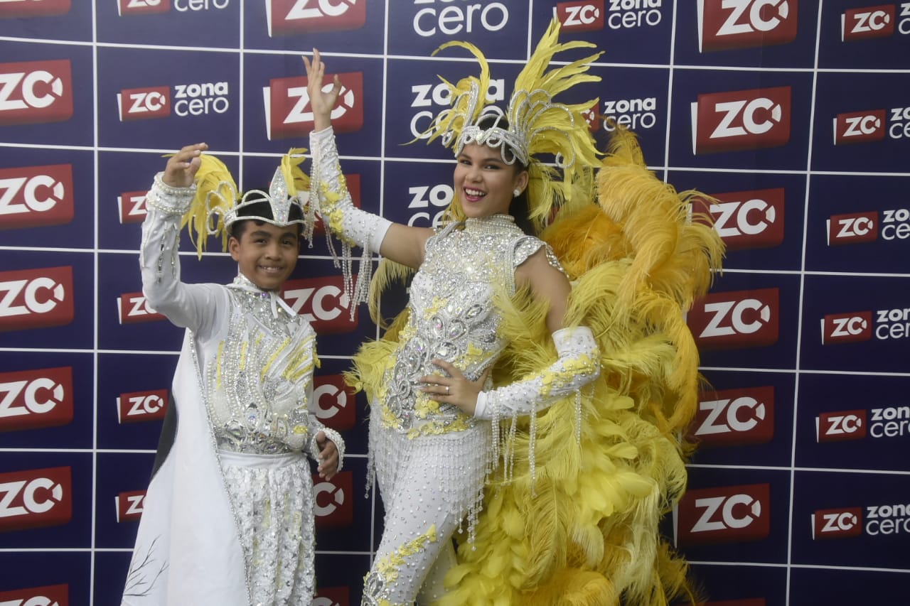 Gian Paul, María Fernanda, Reyes Infantiles del Carnaval de Soledad.