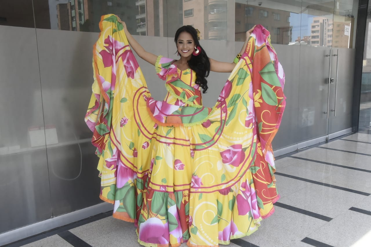 La Reina del Carnaval de Ponedera, Valeria Cano Porto.