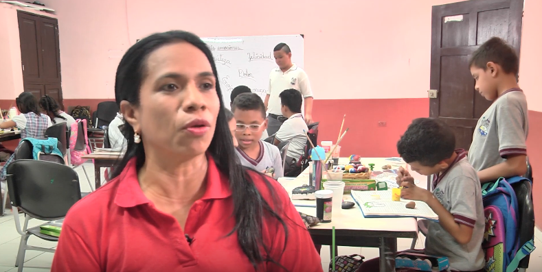 Elvira Arciniegas, docente de la Institución Educativa Noroccidental de Soledad.