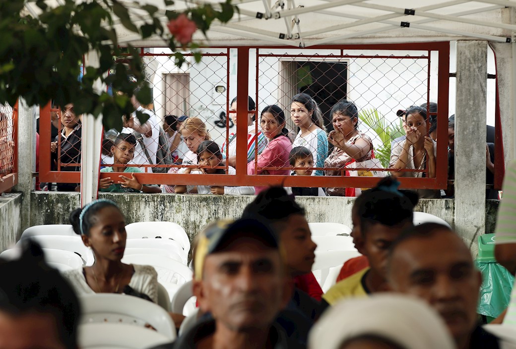 Refugio médico para venezolanos en Arauca.