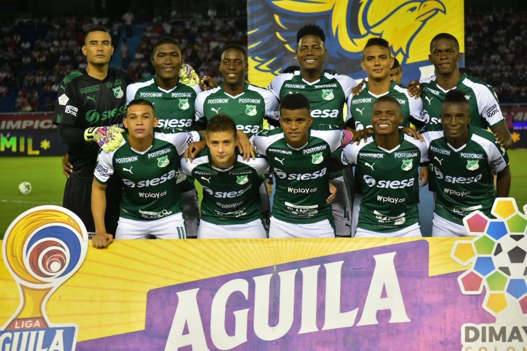 Titular del Deportivo Cali en el Metropolitano.