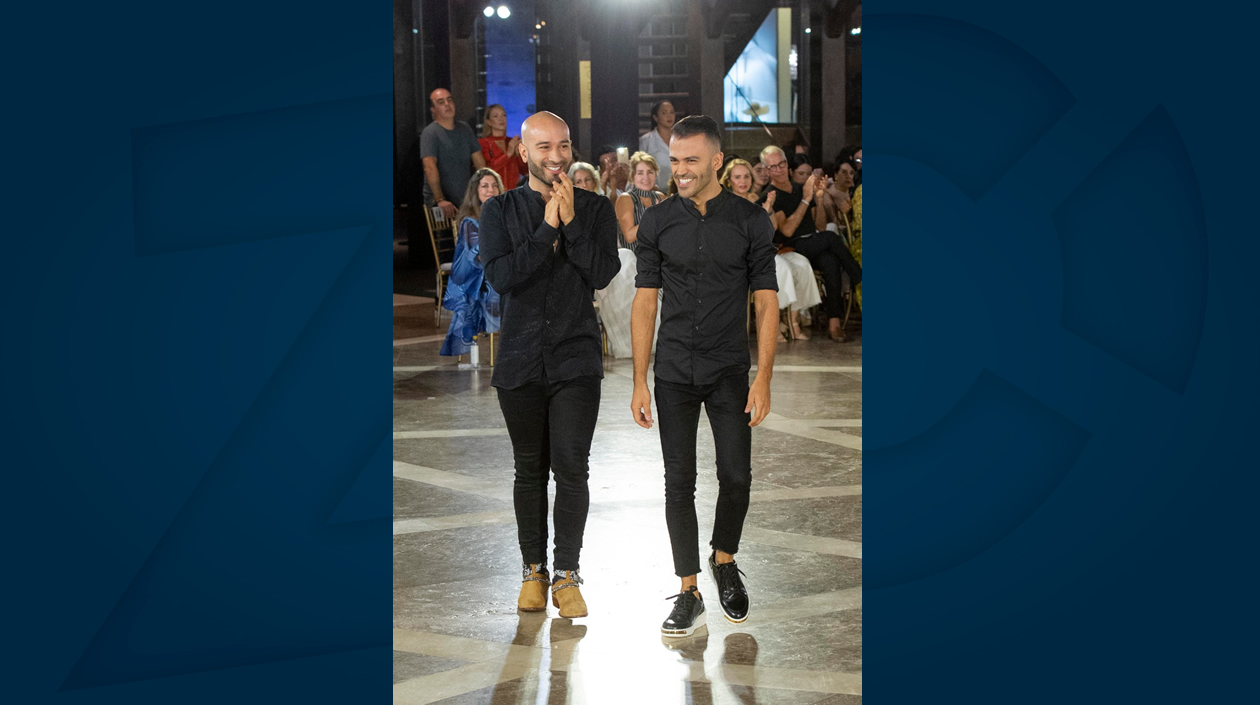 Felipe Cartagena y Andrés Pajón, diseñadores creativos de la firma Andrés Pajón.