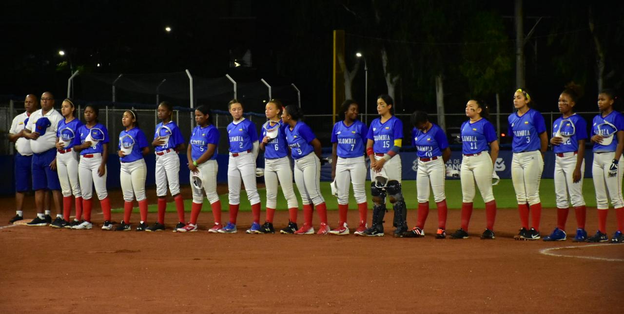 Selección Colombia se softbol bola rápida. 