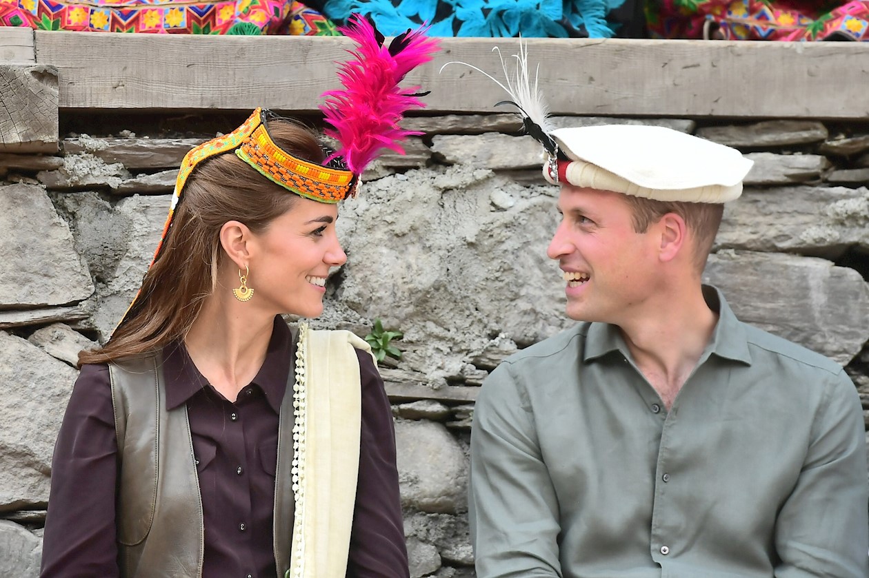 Kate Middleton y el príncipe William, duques de Cambridge.