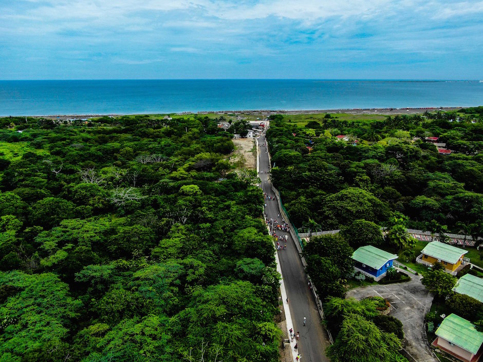 Panorámica de la nueva vía.