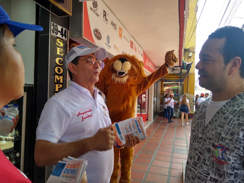 Carlos Dennis Vega, candidato a la Gobernación.