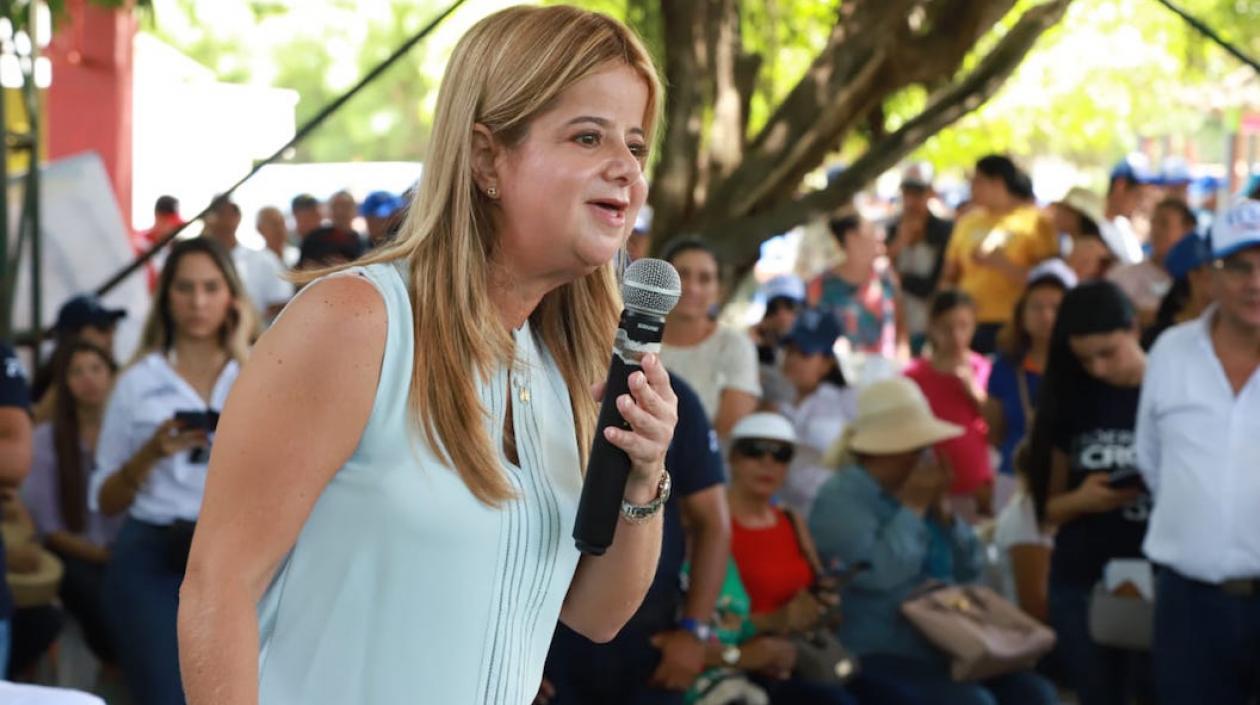 Elsa Noguera, candidata a la Gobernación del Atlántico.