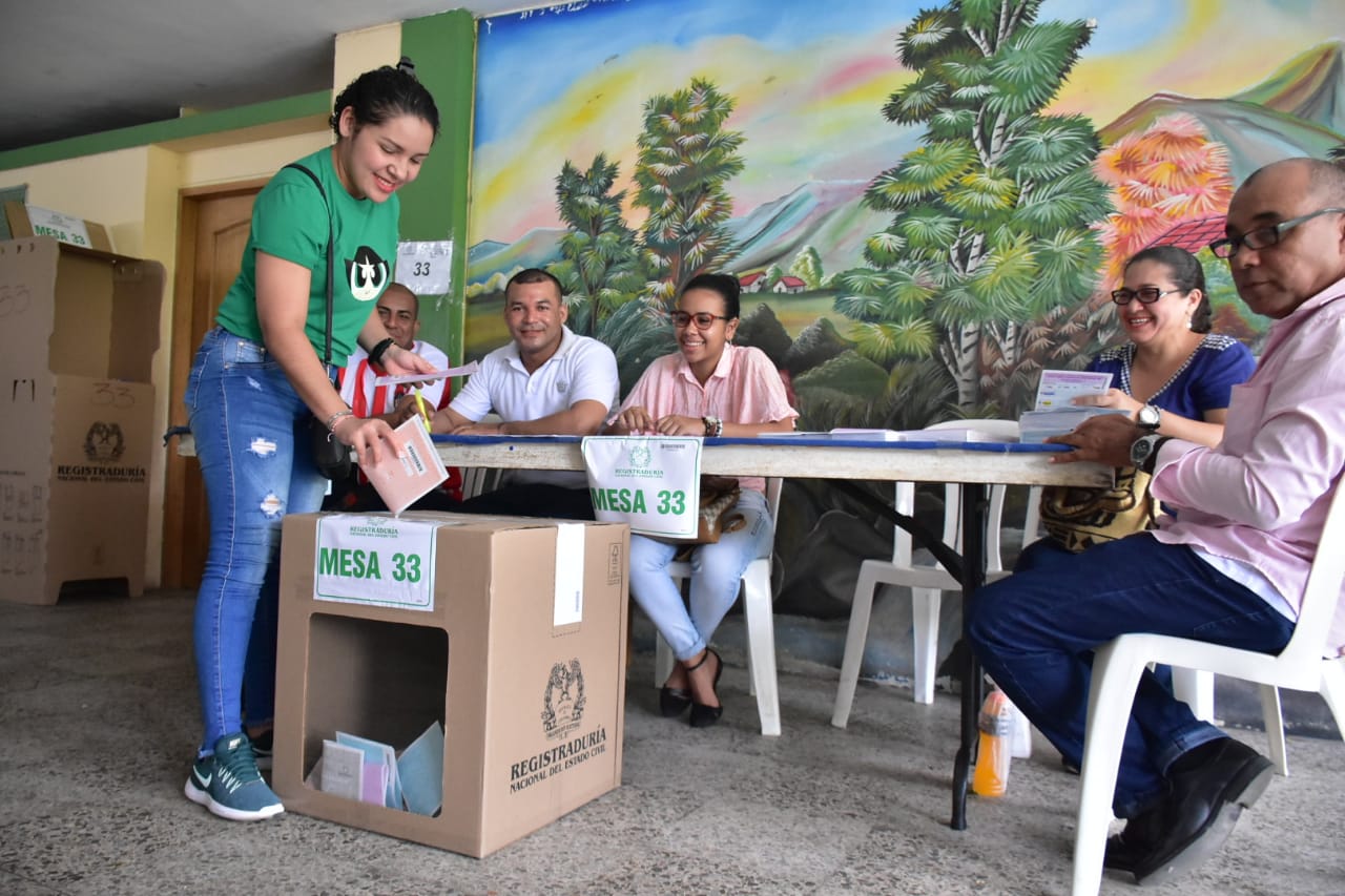 Jurados en el puesto Don Bosco.