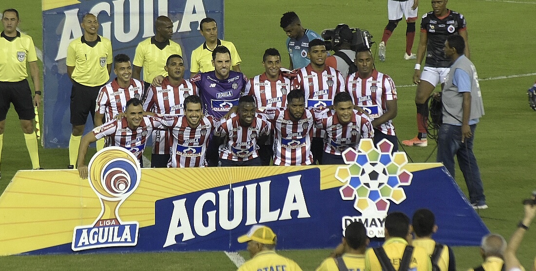 Nómina titular del Junior.
