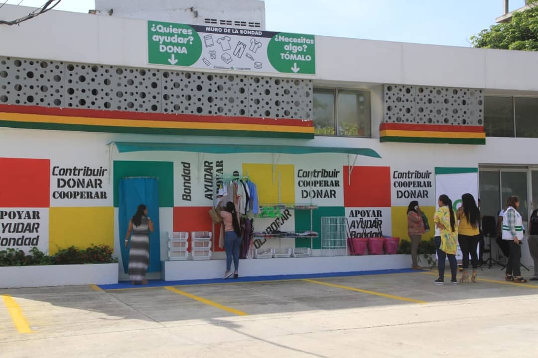 El 'Muro de la Bondad'.