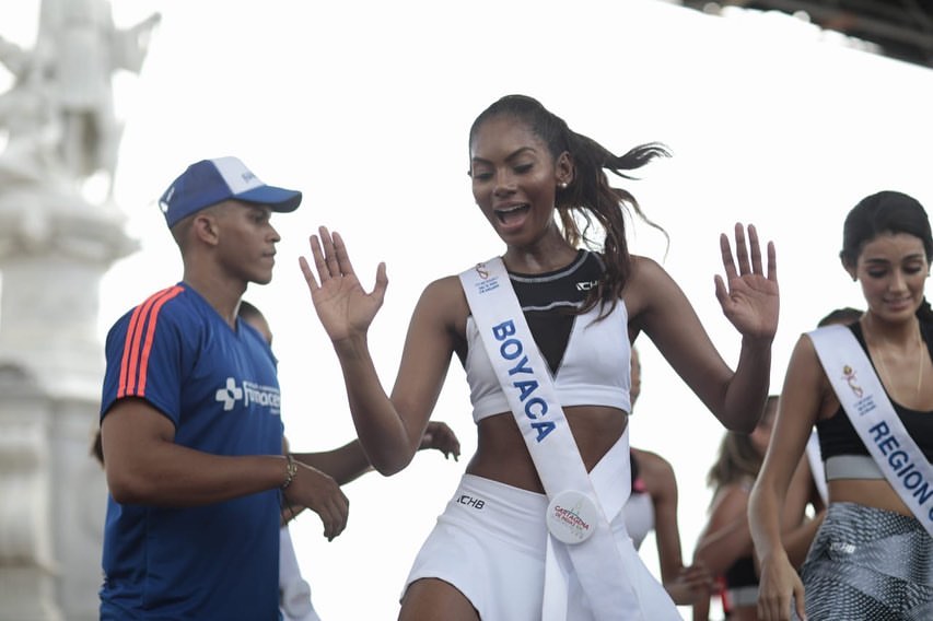 La belleza de una boyacense afrocolombiana.