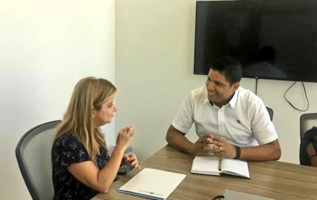 Con el Alcalde electo de Malambo, Rumenigge Monsalve.