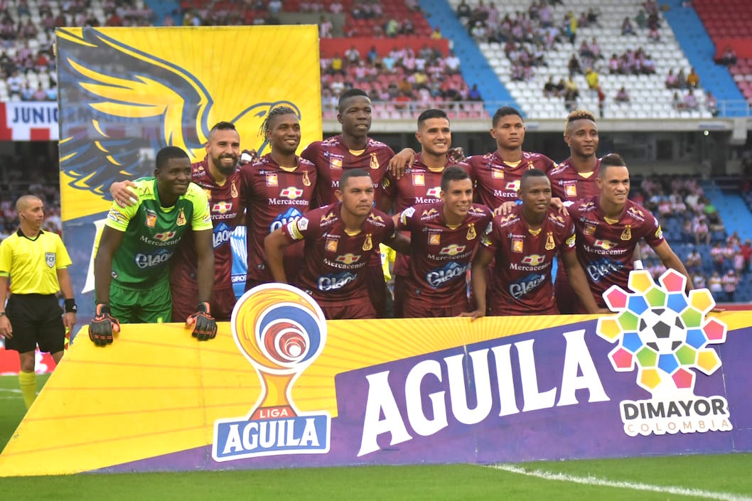 Nómina inicialista del Deportes Tolima.