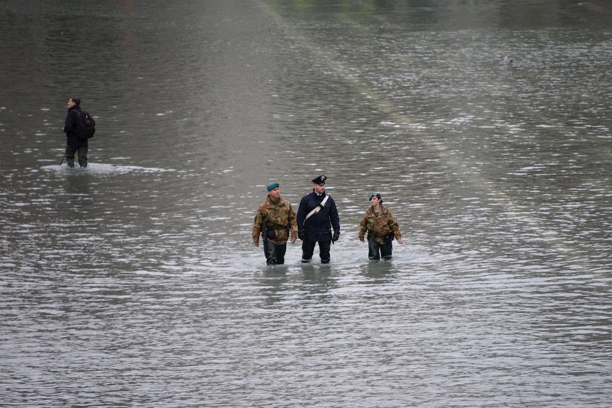 Imagen de la inundación.