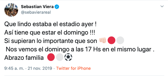 Twitter. Trino de Sebastián Viera.