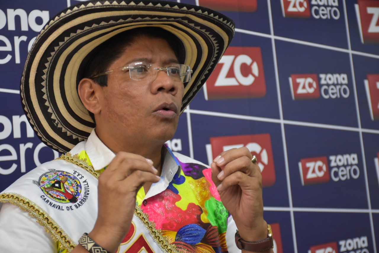 Alcides Romero, Rey Momo del Carnaval de Barranquilla 2020.