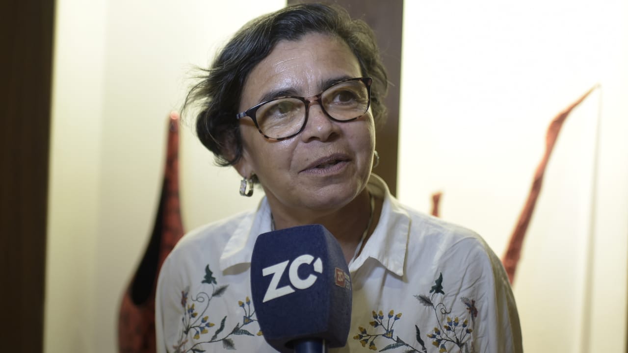 Yamelis Molina, representante legal de la fundación y artesana.