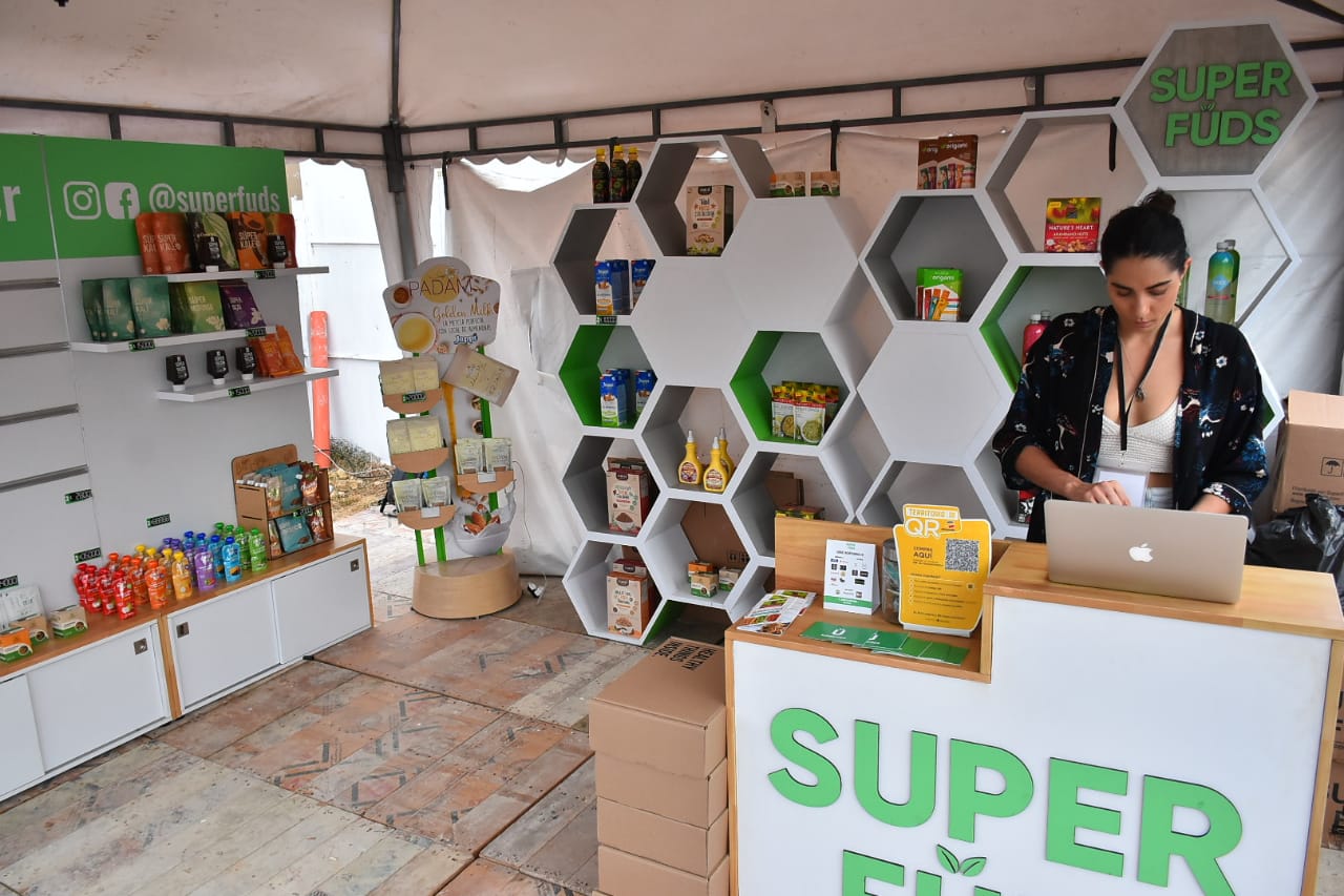 La feria también cuenta con una zona para mascotas.