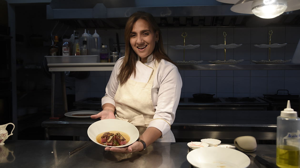 La chef de Puerto de Palos, Karen Rodríguez Tovar.