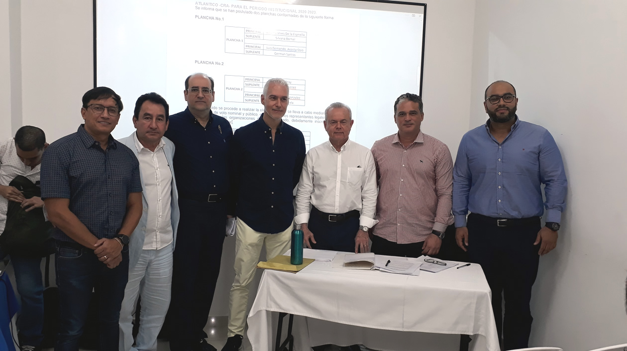 Cortesía Representantes del sector privado del Departamento escogidos