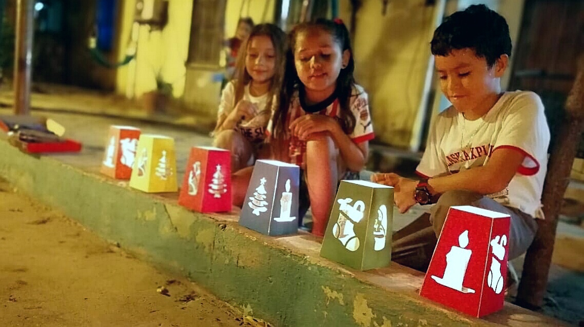 Los niños en el barrio San Isidro.