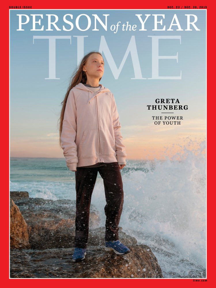 Greta Thunberg, activista y 'Persona del año' de la revista Time.