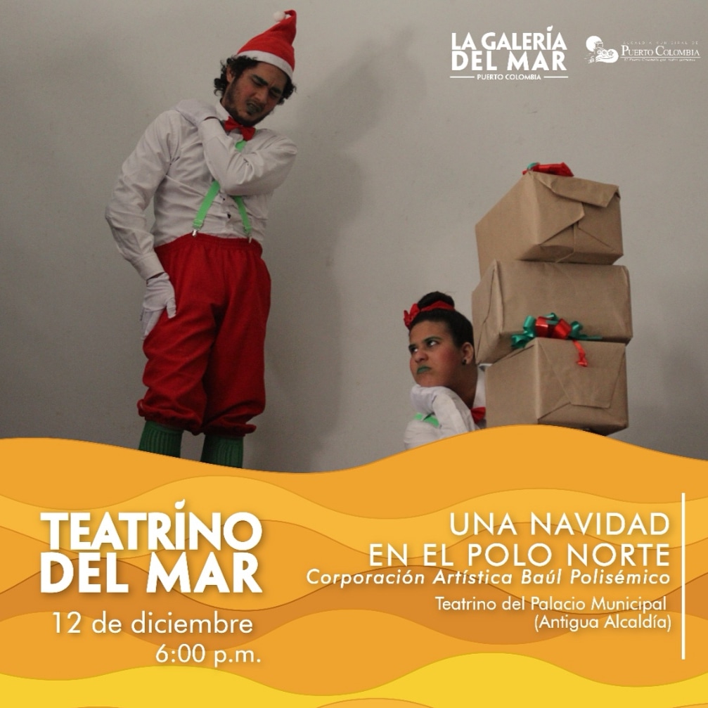Galería del Mar Actores de la obra 'Una Navidad en el Polo Norte'.