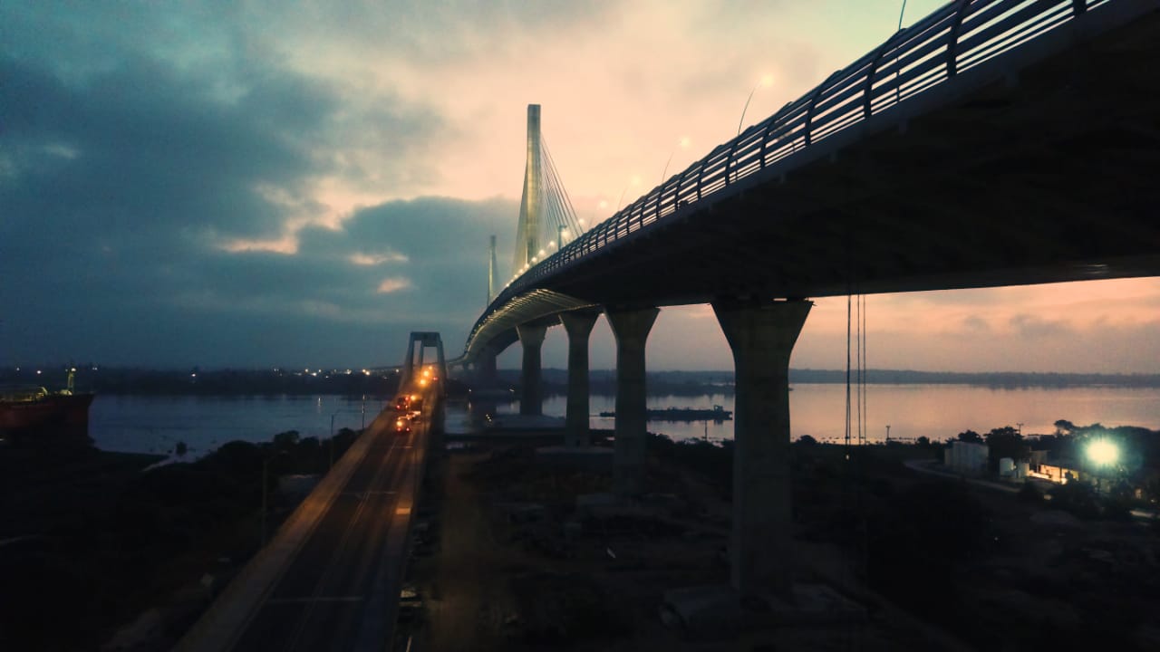 El nuevo Puente Pumarejo.