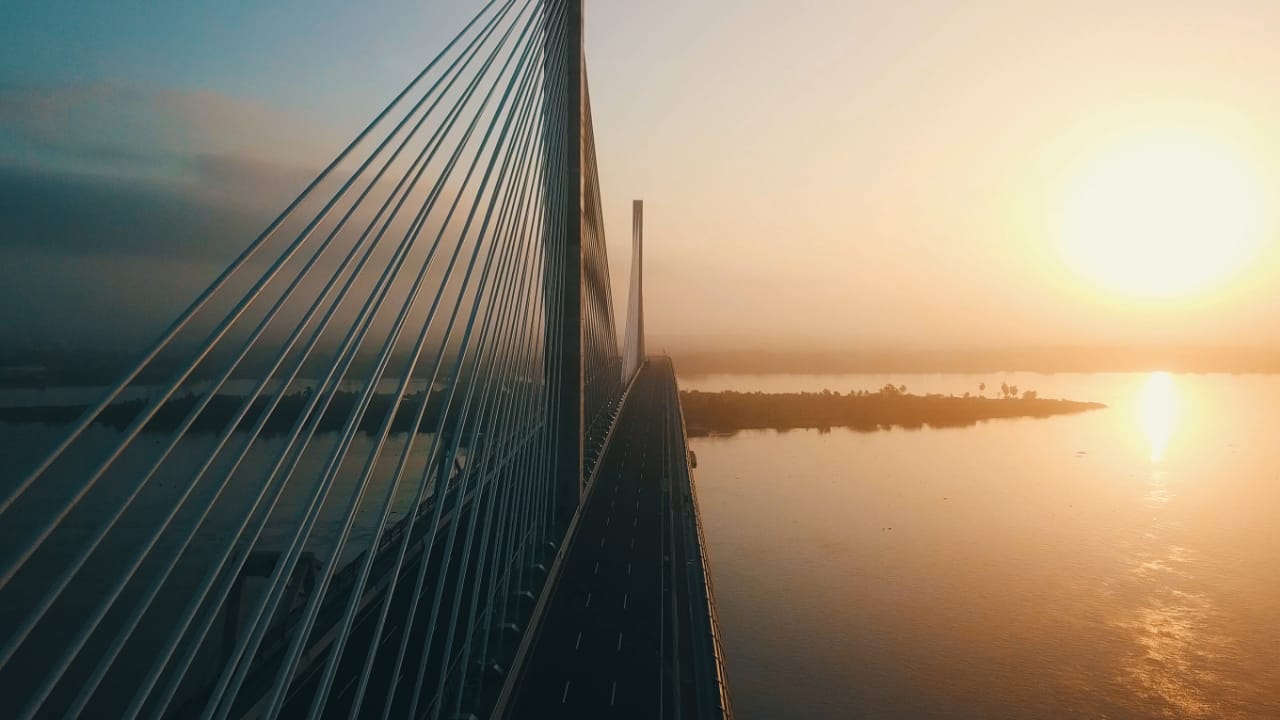 El nuevo Puente Pumarejo.