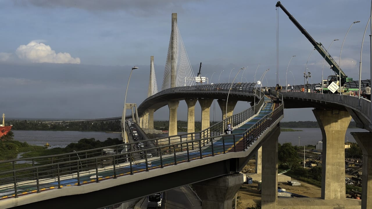El nuevo Puente Pumarejo.