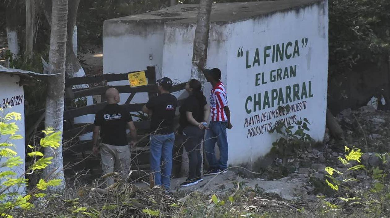 Finca 'El Gran Chaparral', donde ocurrió la masacre el pasado 2 de febrero.