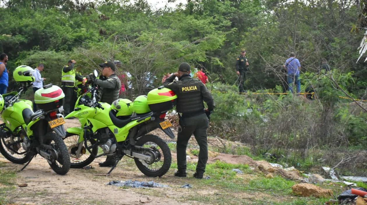 La pequeña María José fue hallada en esta zona enmontada de Caribe Verde, en el suroccidente de Barranquilla, el  pasado 19 de mayo.
