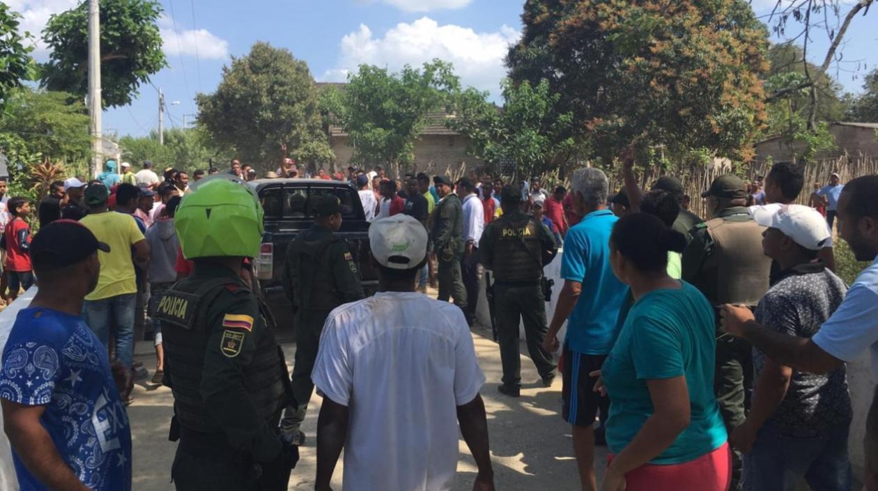 Entre el 14 y el 15 de enero de este año hubo tensión y muerte en el corregimiento de Santa Cruz.