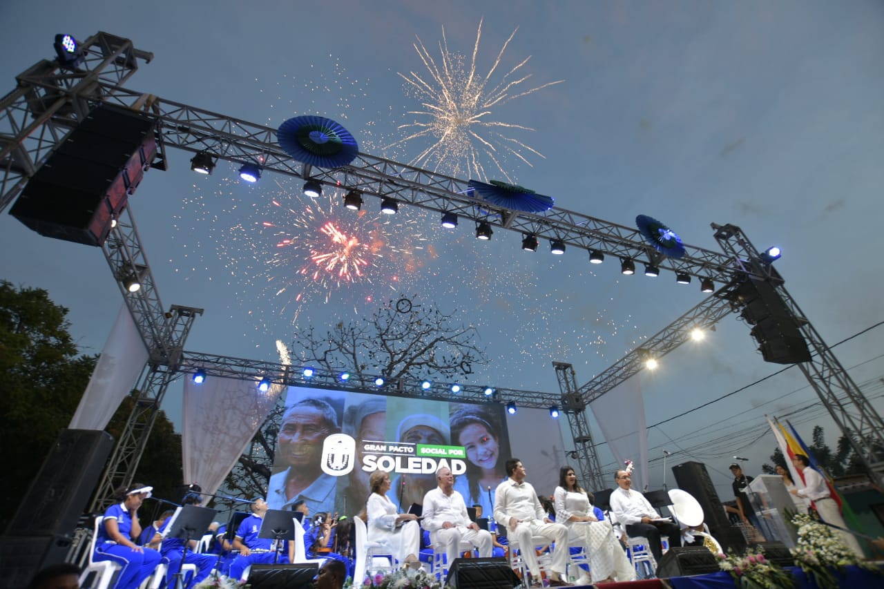 Posesión del Alcalde electo de Soledad, Rodolfo Ucrós.