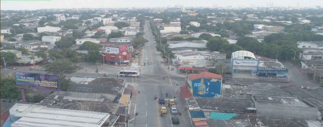 Situación actual del trayecto de la carrera 21.