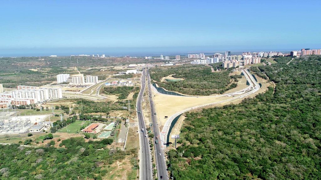 Las obras en la carrera 43 desde Miramar hasta la Circunvalar.