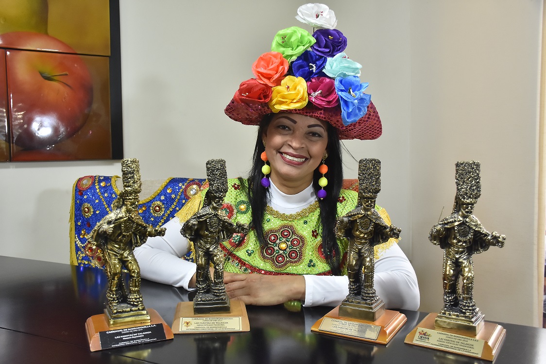 Mónica Ospino Dávila, directora de la Danza 'La Farota Mayor'.