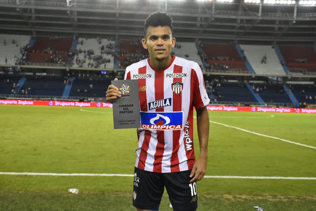 Luis Díaz, la figura del partido.