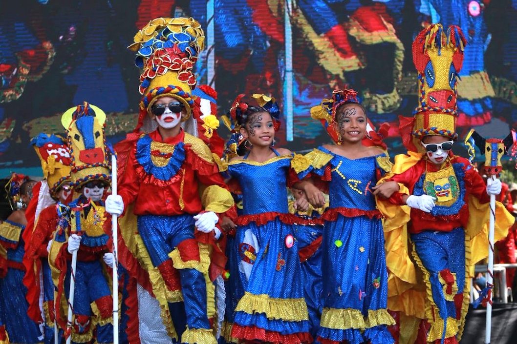 Presentación del Congo Infantil Costeño del Caribe.