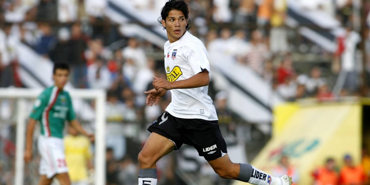 Durante su paso en Colo Colo. 