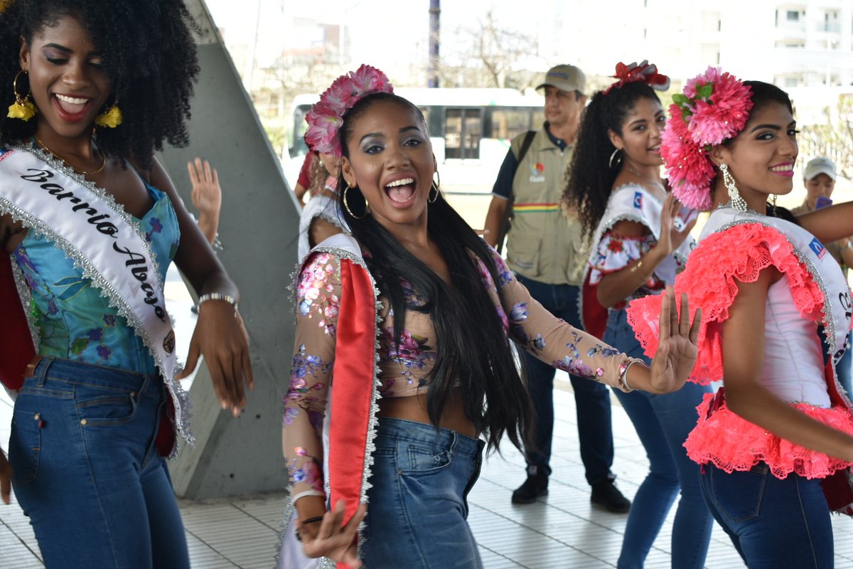 Con sus sonrisas cautivaron a los barranquilleros.