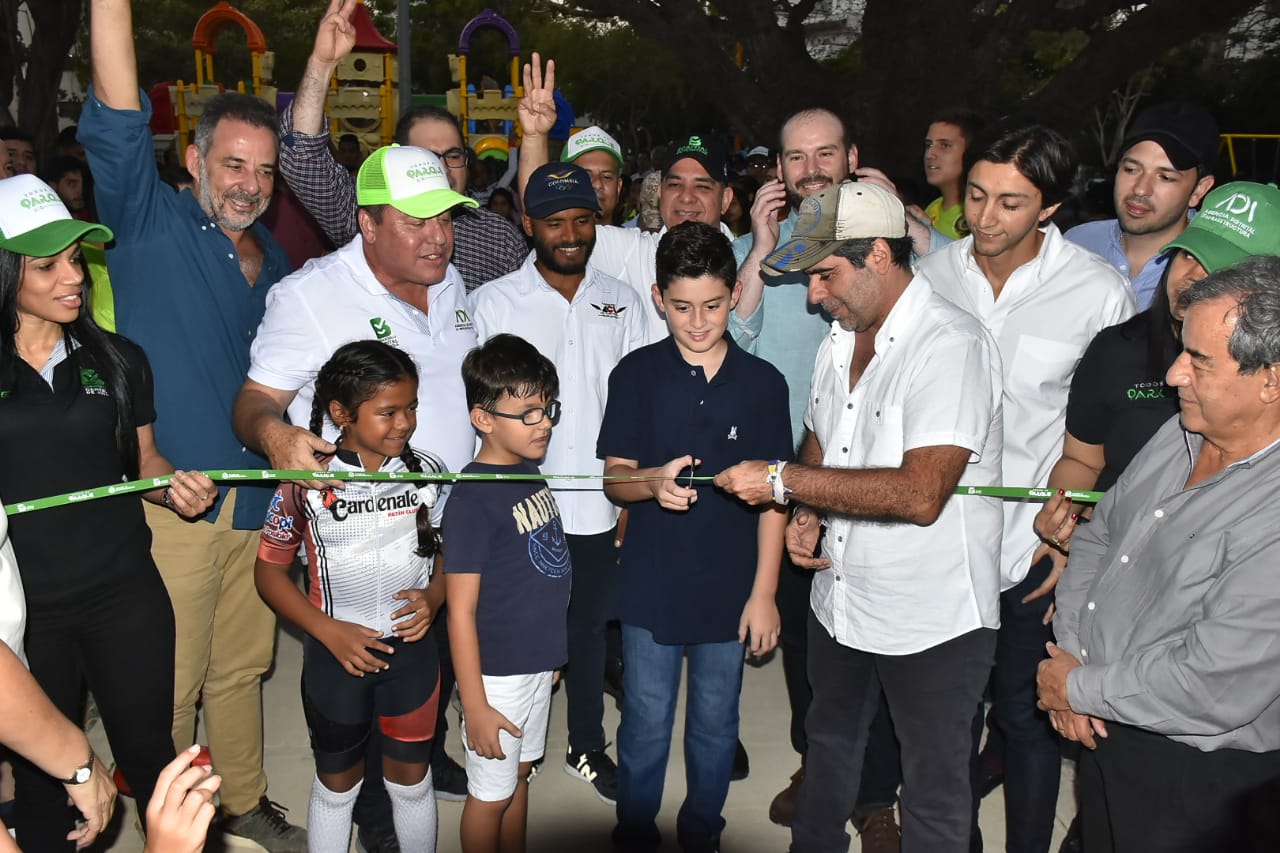Este es el parque 146 que entrega a la comunidad la Alcaldía de Barranquilla.