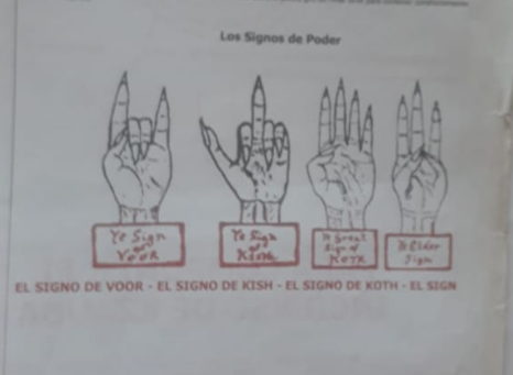 Los signos de poder satánicos. 