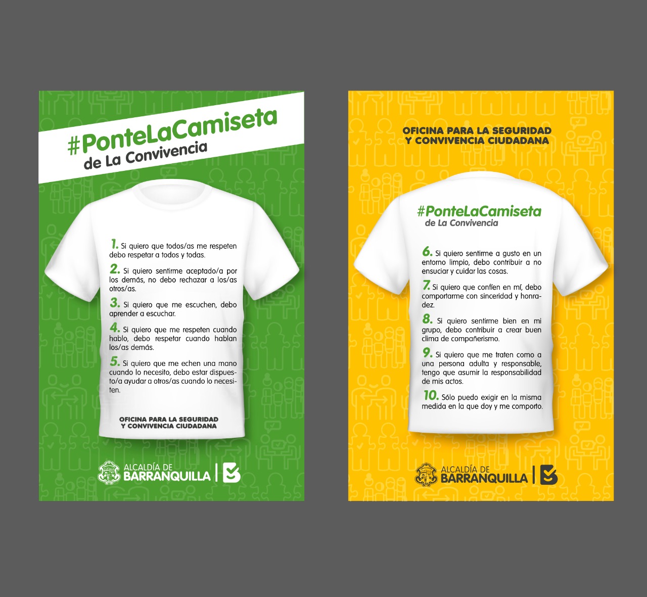 La camiseta de la Convivencia.