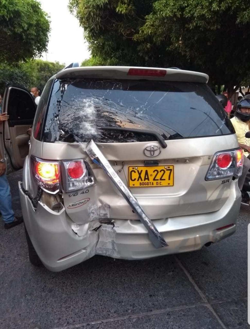 Accidente de la cantante Ana Del Castillo.