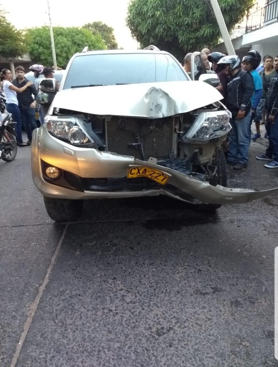 Accidente de la cantante Ana Del Castillo.