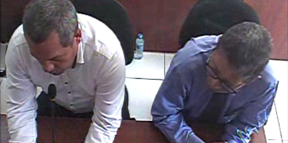 Pantallazo Francisco Molinares Coronell con su apoderado Julio Ojito Palma.