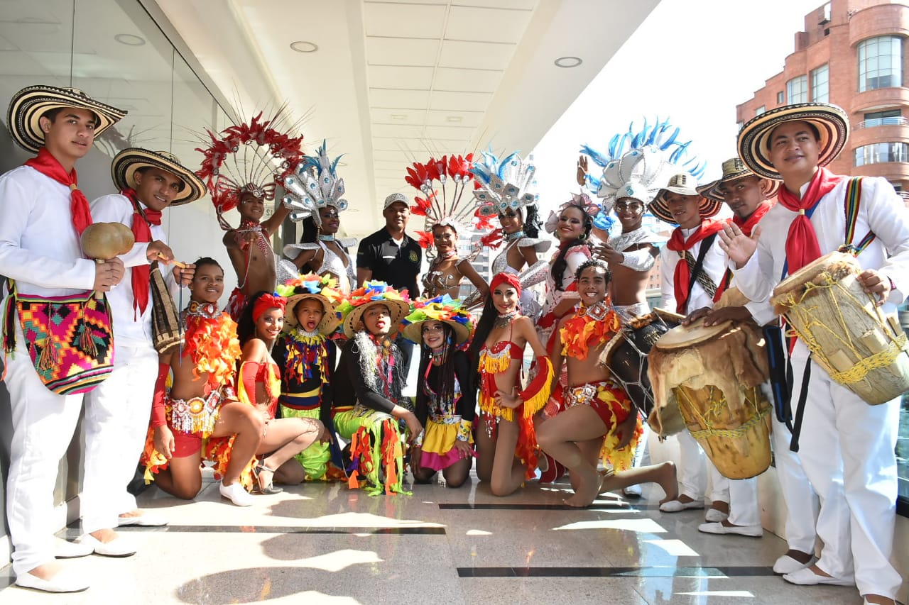 Representantes del Carnaval de Suroccidente.