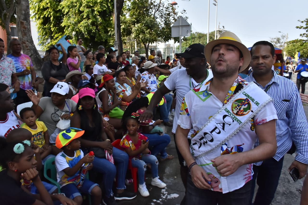 Jaime Pumarejo fue el Gran Caporal del Desfile. 
